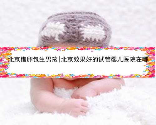 北京借卵包生男孩|北京效果好的试管婴儿医院在哪